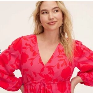 NWT Kate Spade Target collection Red Rose Dress size Large